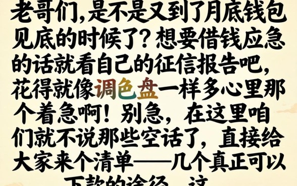 那个口子贷款下的快，整合5个黑户下款口子