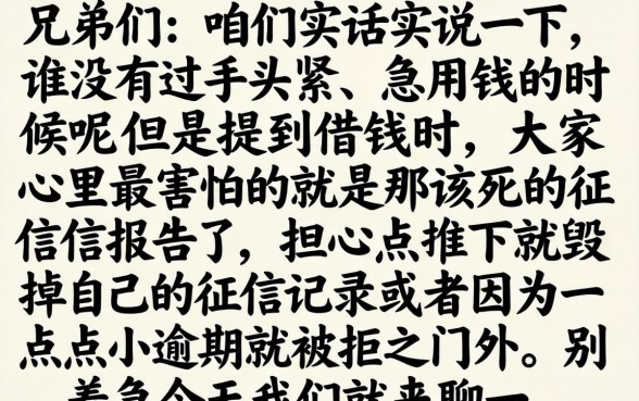 接入银行征信的网贷，细致阐述5个不看负债和征信的口子