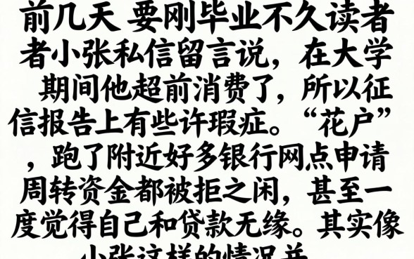 大学生好下的口子，理出五个无视黑花能下款一万元口子
