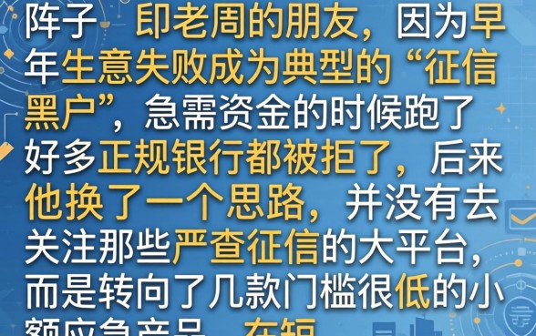七天高炮黑户秒过口子，热忱推荐五个低门槛不查征信的软件