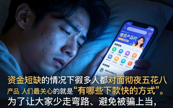 有哪些下款快的口子，梳理5个靠谱借钱的网贷平台