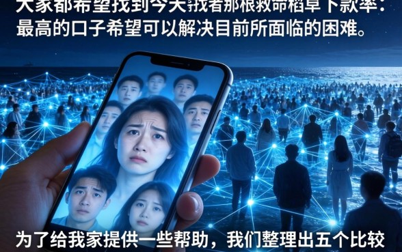 今天下款率最高的口子，理出五个比较靠谱的借钱app