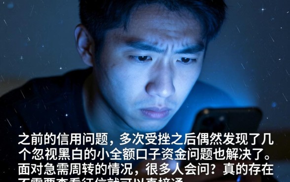 无视黑白的小额口子，整理五个秒批通过的网贷app