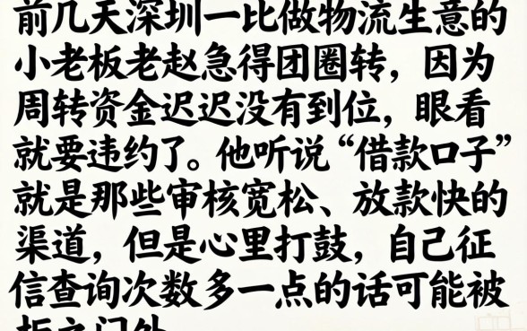 借款的口子是啥意思，概括五个征信花居然都下款的app