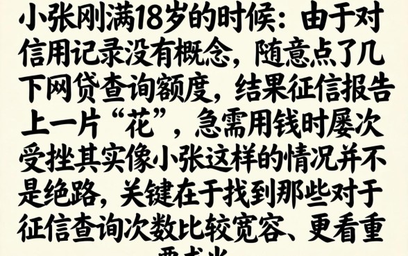 18岁征信花了怎么借款，整合5个征信花了可以借钱的网贷软件