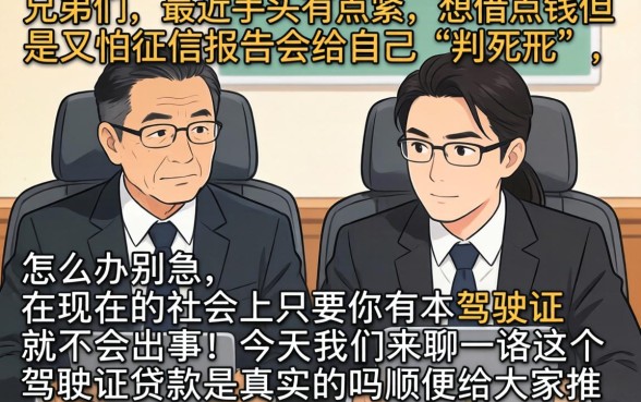 驾驶证贷款是真的吗，深入剖析五个低门槛不查征信的平台