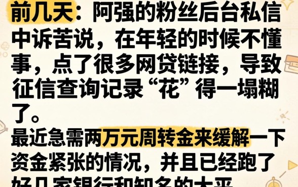 贷款门槛最低利息低，陈列五个征信花居然都下款了的app