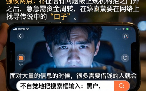 黑户能用的贷款口子，归集5个芝麻分负面借款的平台