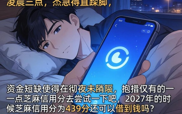 贷款多久能成功下款，鼎力推荐五个芝麻信用439分下款的软件