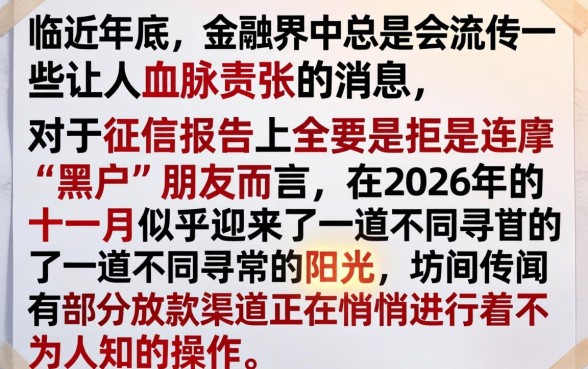 十一月黑户放水口子，归集五个逾期太多仍可下款的app