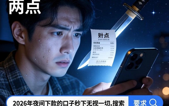 2026夜间下款的口子秒下无视一切，陈列五个无视一切是人就下款的口子