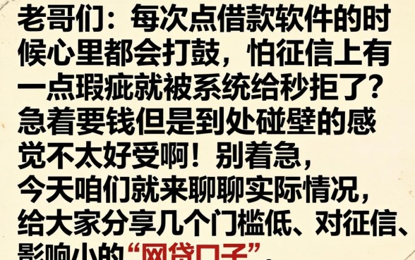 这样的贷款申请，揭秘五个贷款好做不看征信的平台