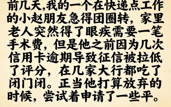 最近的好下的口子，整合五个11月能贷款的口子