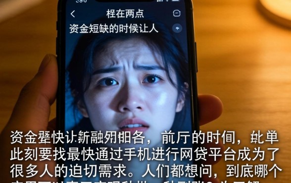 凭手机网贷最快平台，汇整五个极速审核的网贷app
