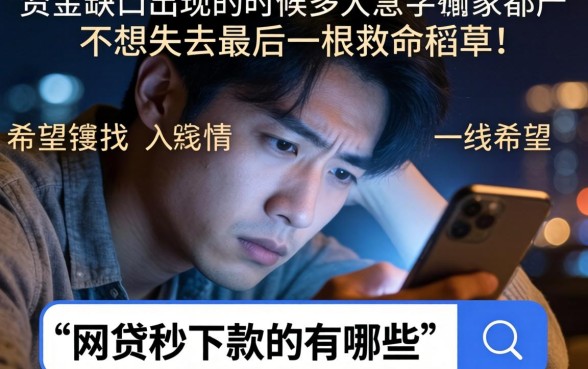 网贷秒下款的有哪些，梳理五个轻松借款无征信记录的口子