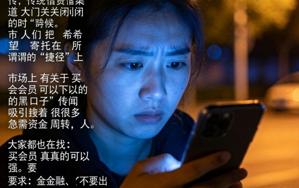 买会员能下的黑口子，整理五个网黑夜间可下款的口子