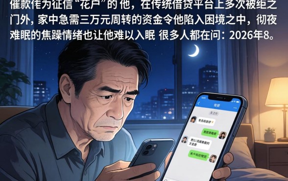 20268月黑花口子，倾情分享五个黑户急需三万秒到的的软件