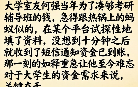 2007利率贷款，详尽说明5个大学生可以使用的平台