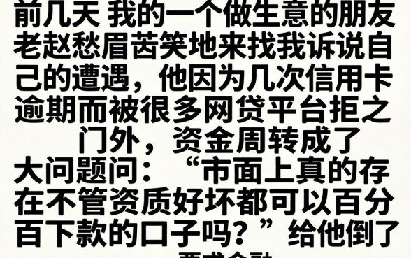 百分百能下的小贷，深入剖析五个真正无视风控黑白的网贷平台