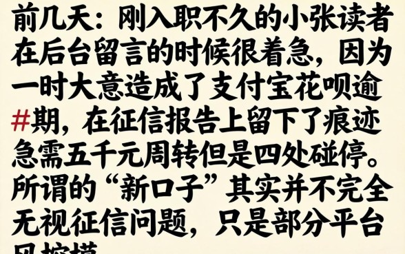 小额借款新口子大全，遴选五个支付宝花呗逾期万元快速贷款app