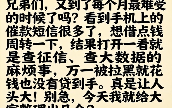 2026年9月高炮口子无视所有秒下的贷款，整理5个满19岁可以借款的app