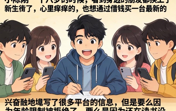 满18岁下款的口子，归集5个低门槛不查征信的软件