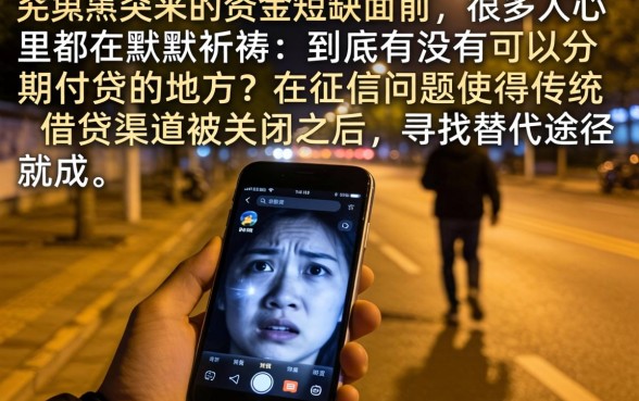 有什么平台可以分期，条列五个贷款好做不看征信的软件