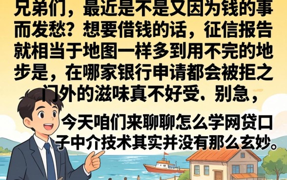学网贷口子中介技术，深入剖析五个急用小钱不求征信流水轻松贷的app