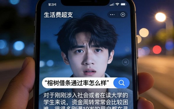 榕树借条通过率如何，罗列五个19岁贷款容易过审批的平台