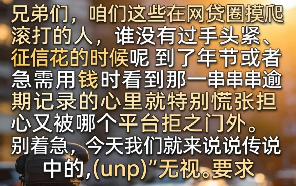 2026可以无视黑白口子，胪列5个失信人员可以借钱的网贷平台
