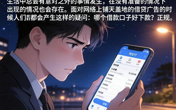 哪个借款口子好下款，热忱推荐5个比较靠谱的借钱平台