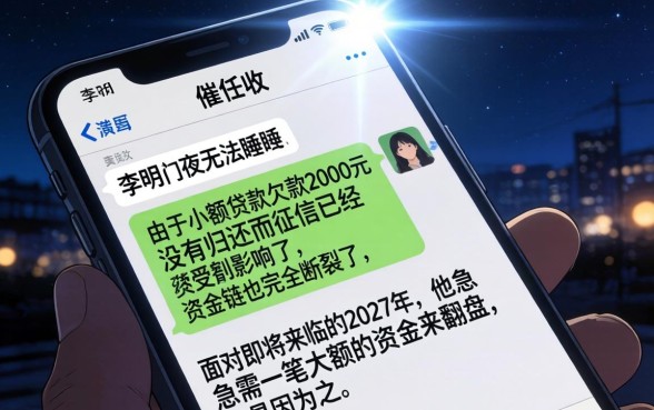 小额贷款欠2000，胪列五个大额无视一切还款的平台