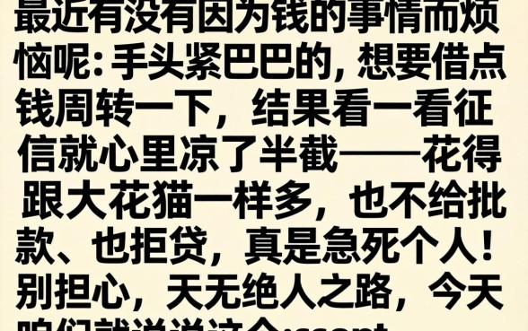 借款贷黑花口子好吗，规整5个对征信宽松的网贷平台