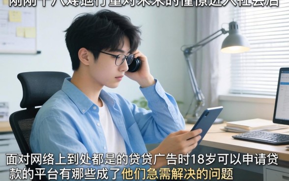 18岁可以申请贷款的平台有哪些，概括五个靠谱借钱网贷软件
