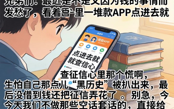 黑花口子借款流程，归纳五个不看征信的借钱软件