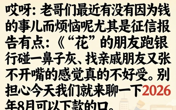 2026年8月容易下款的口子，精选五个真正无视风控黑白的网贷软件