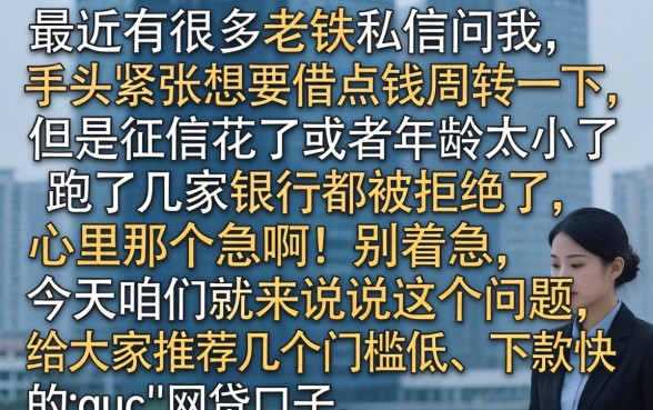 16周岁小额贷款网站，揭秘5个高炮必下的新口子