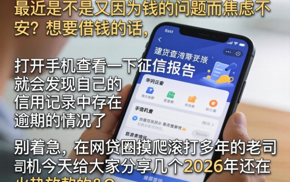 2026app借款口子，规整五个秒批通过的网贷平台