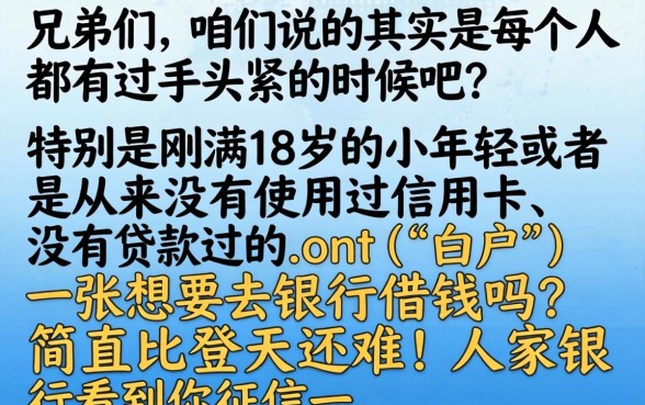 18岁白户借款口子，概括五个有公积金无视一切的口子