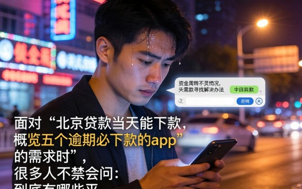 北京贷款当天能下款，概览五个逾期必下款的app