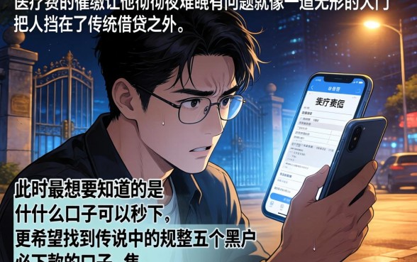 什么口子是秒下的，规整5个黑户必下款的口子