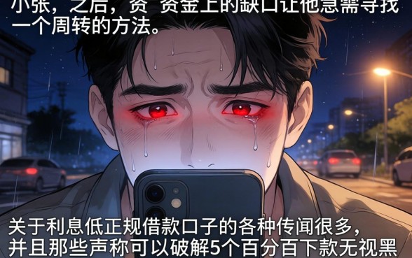 利息低正规借款口子，揭秘5个百分百下款无视黑白户网贷口子