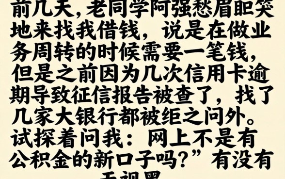 公积金新口子借款，概览五个无视征信黑白100%秒下网贷平台