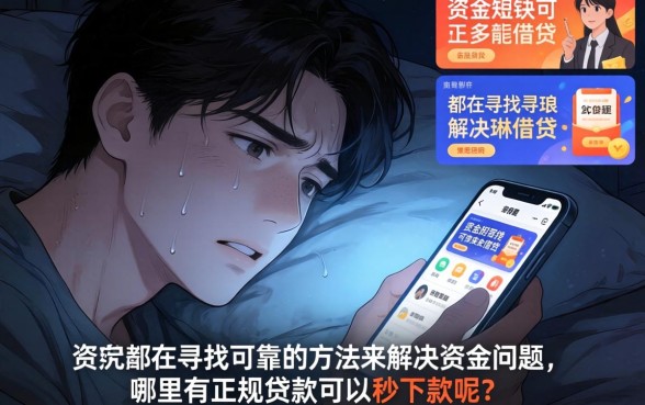 秒下款的正规贷款，倾情分享五个网贷容易下款18岁的口子