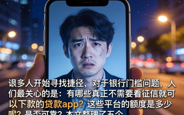 常见问题信用借款，罗列5个可以不看征信就能下款的app