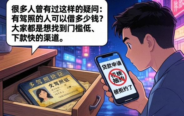 有驾照借款的口子吗，归纳五个芝麻分700能秒下的app