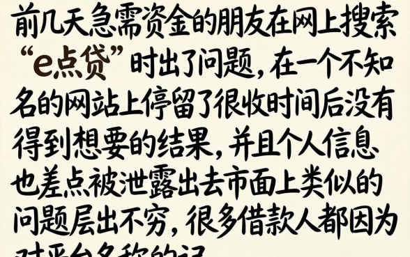e点贷有这个平台吗，梳理5个无视征信黑白100%秒下网贷平台