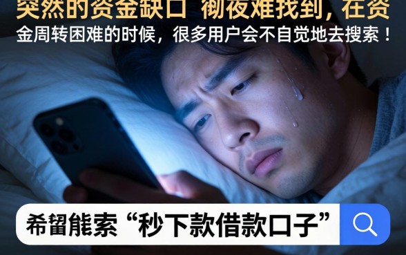 秒下款借款口子，深入剖析五个靠谱借钱的网贷app