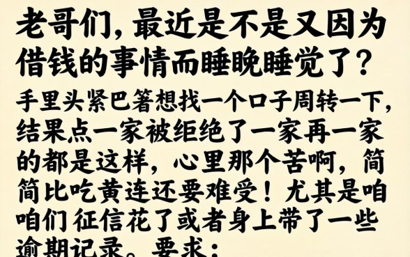 征信花真能下的口子，陈列5个黑户下款软件
