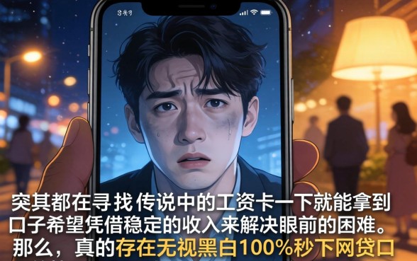 有工资卡秒下的口子，罗列五个无视黑白100%秒下网贷口子